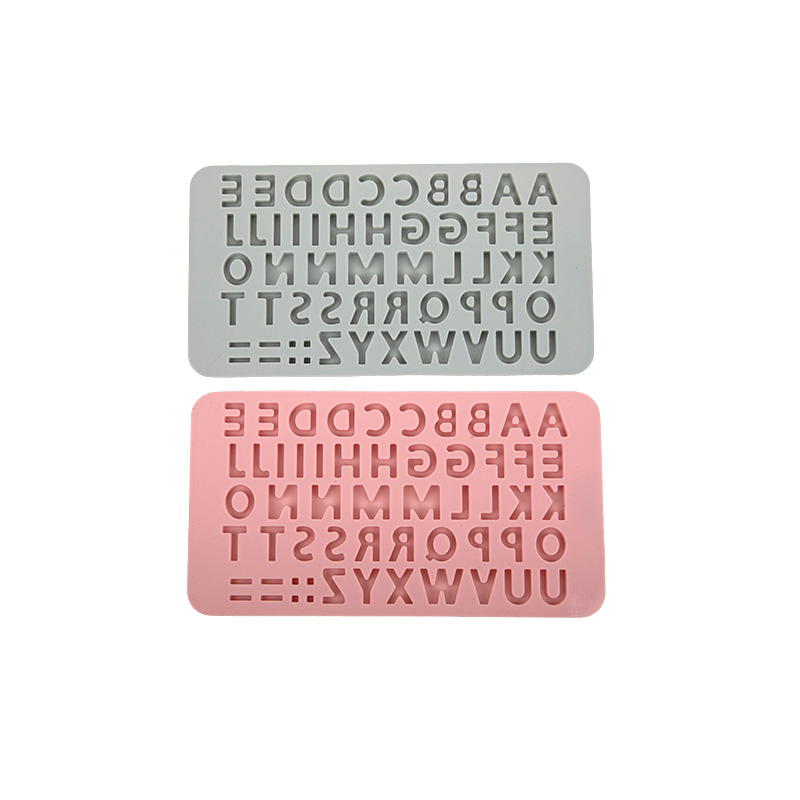 English Letter Type Silicone Mold